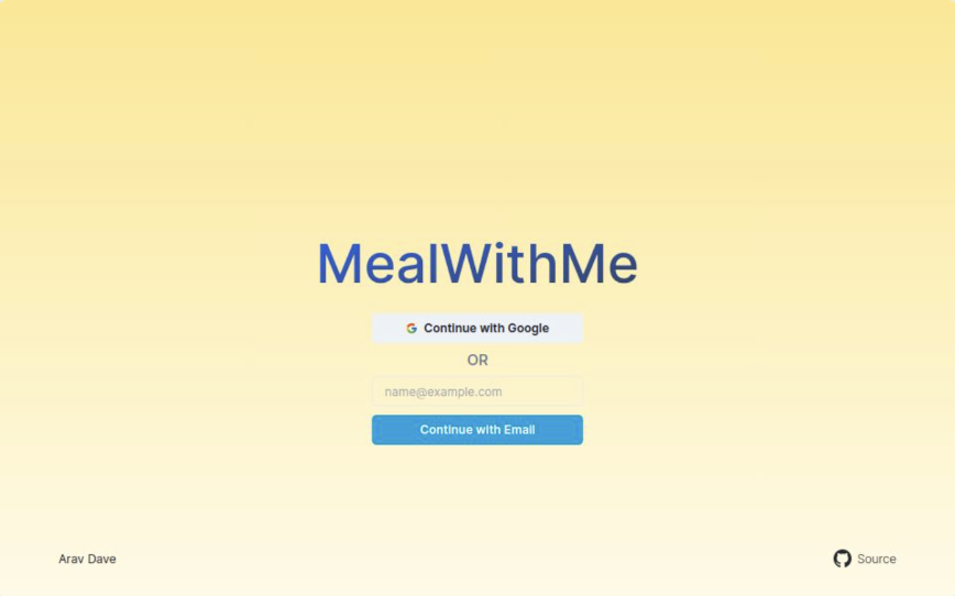 MealWithMe screenshot